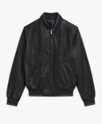 Berny-Black-Lambskin-Leather-Blouson-front