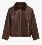 Brown-Lamb-Oversize-Jacket