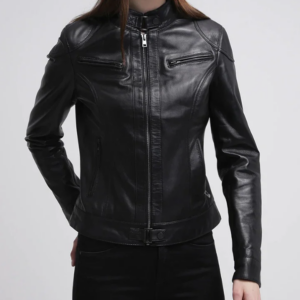 Edgy Rave Ready Leather Jacket