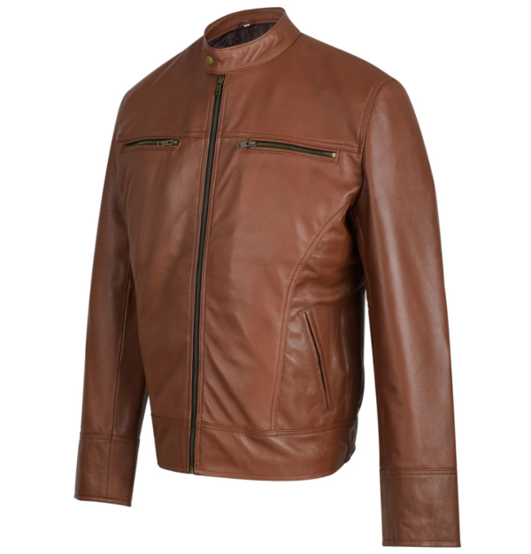 Exclusive-Brown-Leather-Bomber-Jacket-side