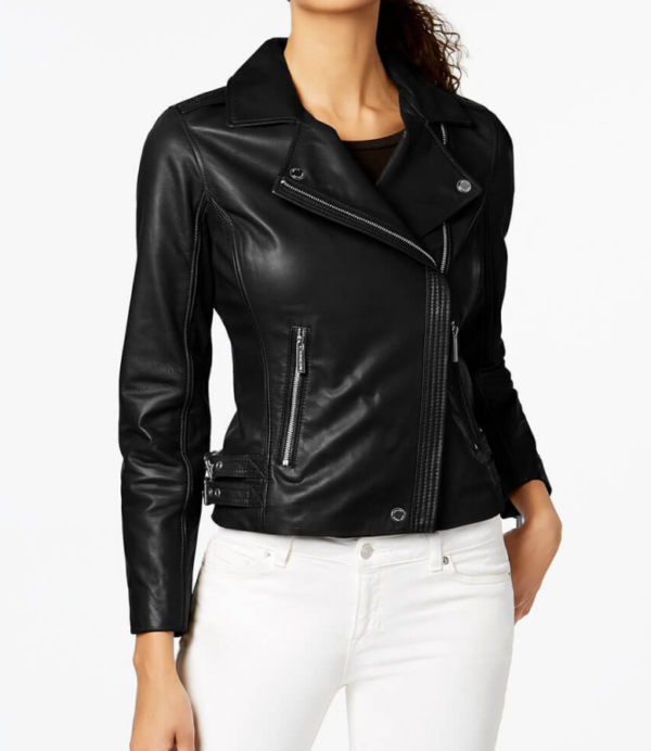 Fashionable-Wild-Silver-Biker-Style-Leather-Jacket-front