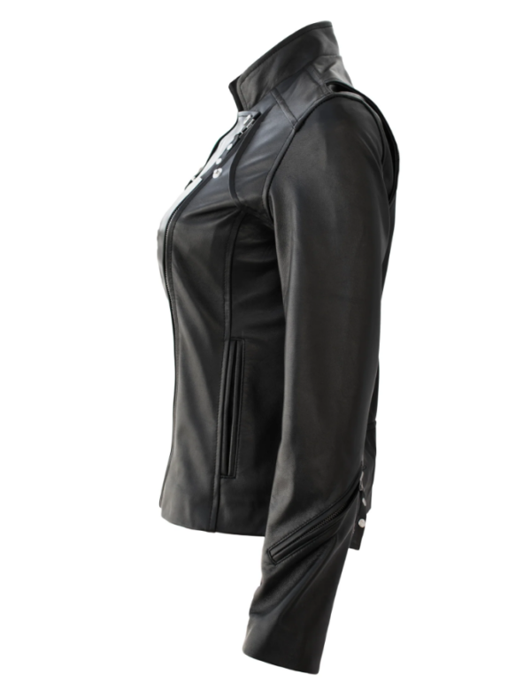 High-Quality-Slim-Fit-Biker-Jacket-side