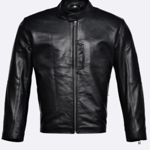 Stylish Leather Bomber Jacket