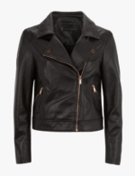 Trendy-Women-Biker-Leather-Jacket-front